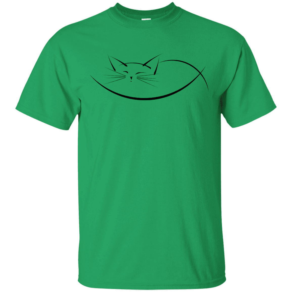 T-Shirts Irish Green / YXS Cat Nap Youth T-Shirt