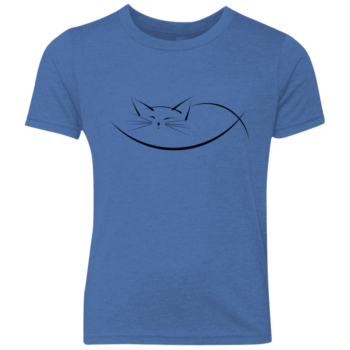 T-Shirts Vintage Royal / YXS Cat Nap Youth Triblend T-Shirt