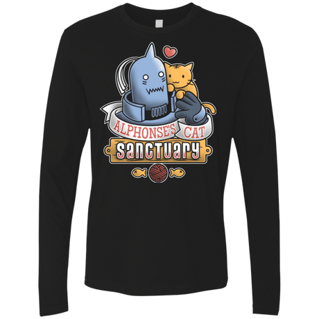 T-Shirts Black / Small CAT SANCTUARY Men's Premium Long Sleeve