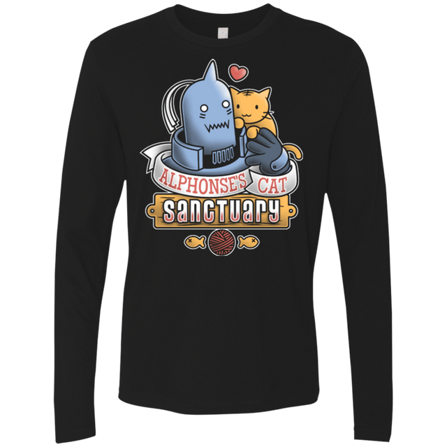 T-Shirts Black / Small CAT SANCTUARY Men's Premium Long Sleeve