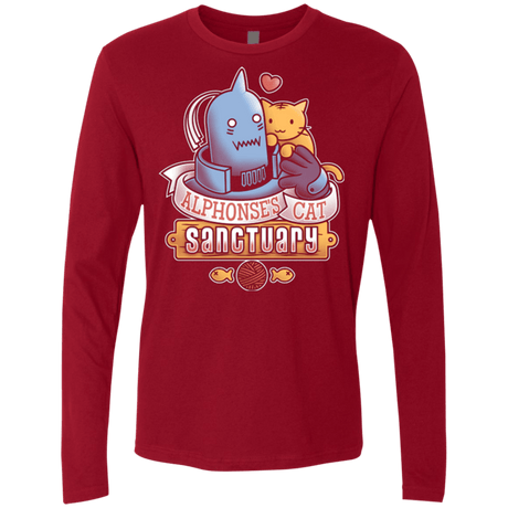 T-Shirts Cardinal / Small CAT SANCTUARY Men's Premium Long Sleeve