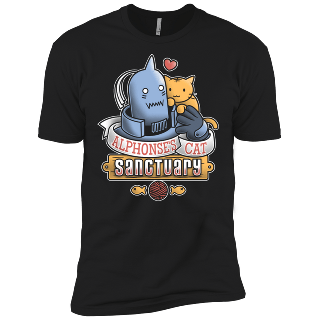 T-Shirts Black / X-Small CAT SANCTUARY Men's Premium T-Shirt