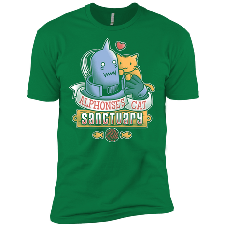 T-Shirts Kelly Green / X-Small CAT SANCTUARY Men's Premium T-Shirt