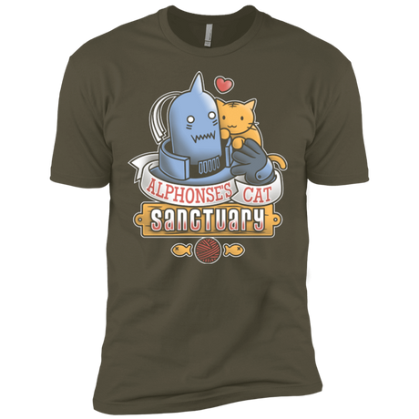 T-Shirts Military Green / X-Small CAT SANCTUARY Men's Premium T-Shirt