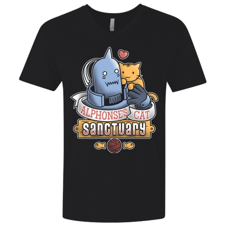 T-Shirts Black / X-Small CAT SANCTUARY Men's Premium V-Neck