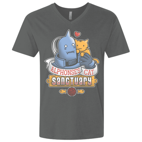 T-Shirts Heavy Metal / X-Small CAT SANCTUARY Men's Premium V-Neck