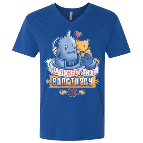 T-Shirts Royal / X-Small CAT SANCTUARY Men's Premium V-Neck