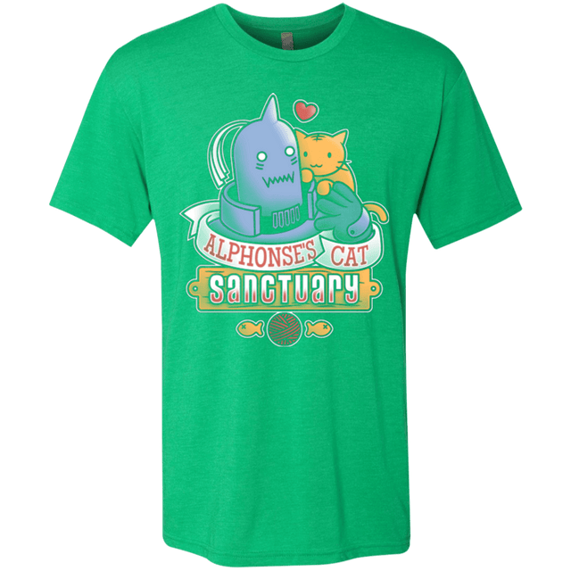 T-Shirts Envy / Small CAT SANCTUARY Men's Triblend T-Shirt