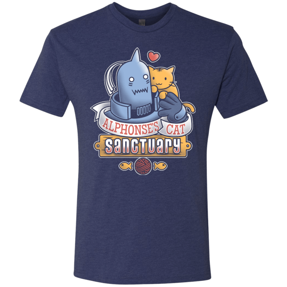 T-Shirts Vintage Navy / Small CAT SANCTUARY Men's Triblend T-Shirt