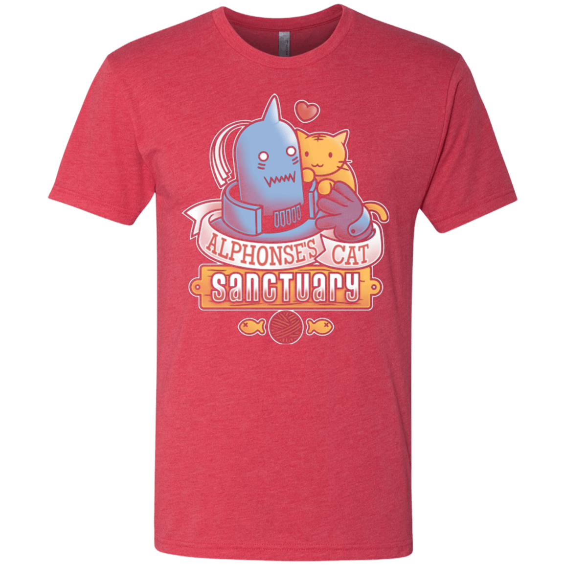 T-Shirts Vintage Red / Small CAT SANCTUARY Men's Triblend T-Shirt