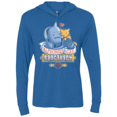 T-Shirts Vintage Royal / X-Small CAT SANCTUARY Triblend Long Sleeve Hoodie Tee