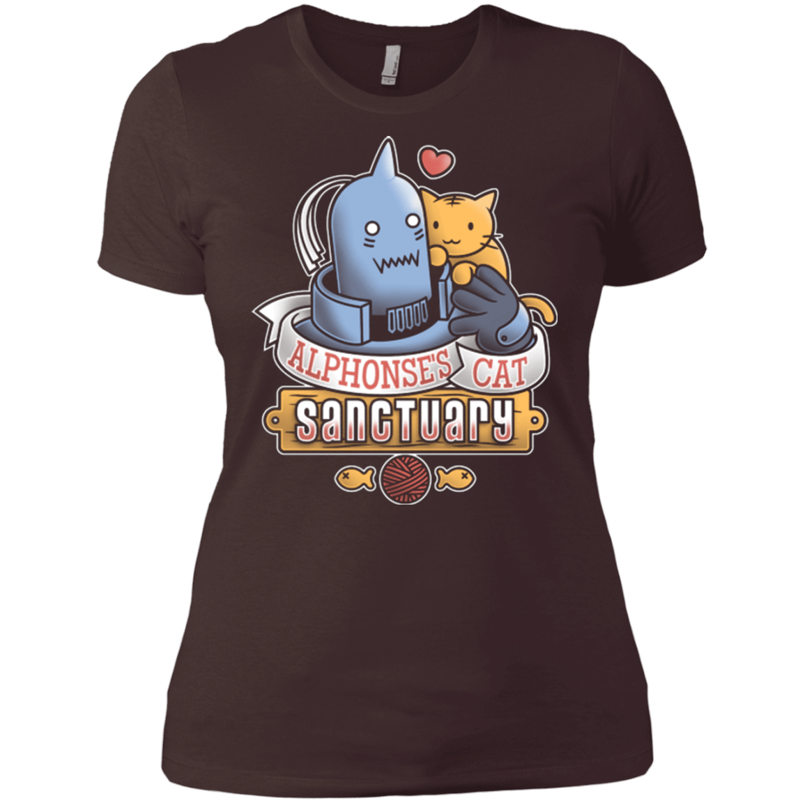 T-Shirts Dark Chocolate / X-Small CAT SANCTUARY Women's Premium T-Shirt