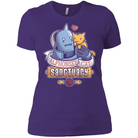 T-Shirts Purple / X-Small CAT SANCTUARY Women's Premium T-Shirt