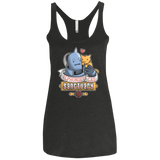 T-Shirts Vintage Black / X-Small CAT SANCTUARY Women's Triblend Racerback Tank