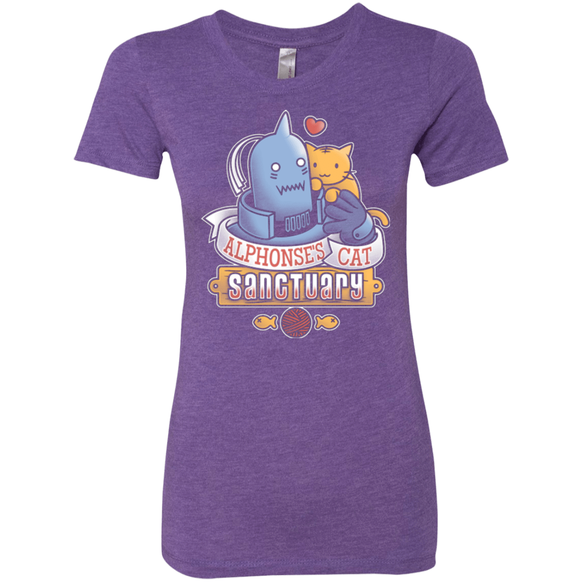 T-Shirts Purple Rush / Small CAT SANCTUARY Women's Triblend T-Shirt
