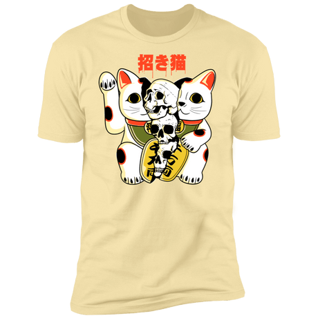 T-Shirts Banana Cream / S Cat Skulls Men's Premium T-Shirt