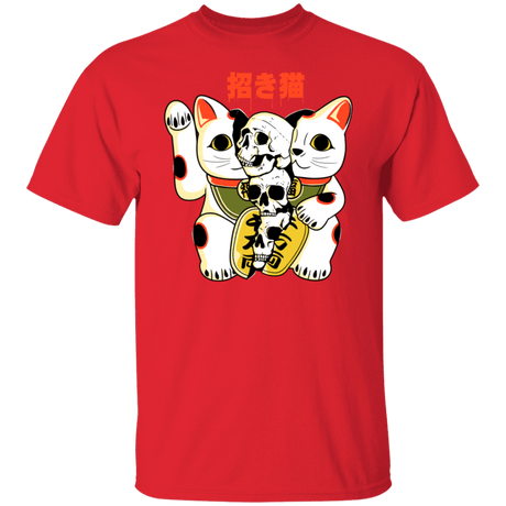T-Shirts Red / S Cat Skulls T-Shirt