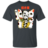 T-Shirts Dark Heather / YXS Cat Skulls Youth T-Shirt