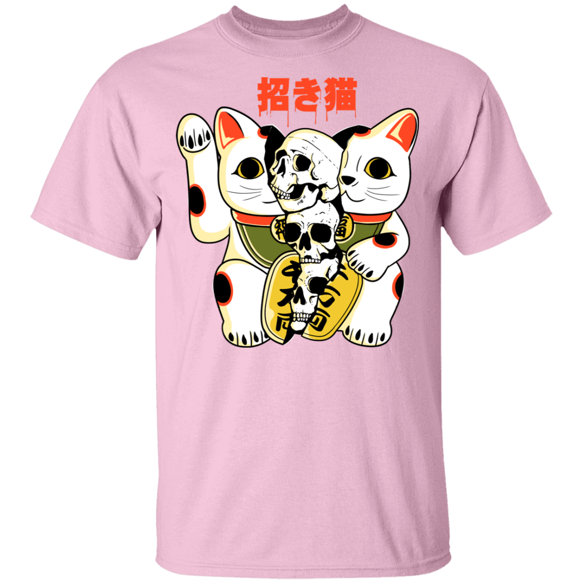 T-Shirts Light Pink / YXS Cat Skulls Youth T-Shirt