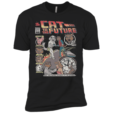 T-Shirts Black / YXS CAT TO THE FUTURE Boys Premium T-Shirt