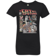 T-Shirts Black / YXS CAT TO THE FUTURE Girls Premium T-Shirt