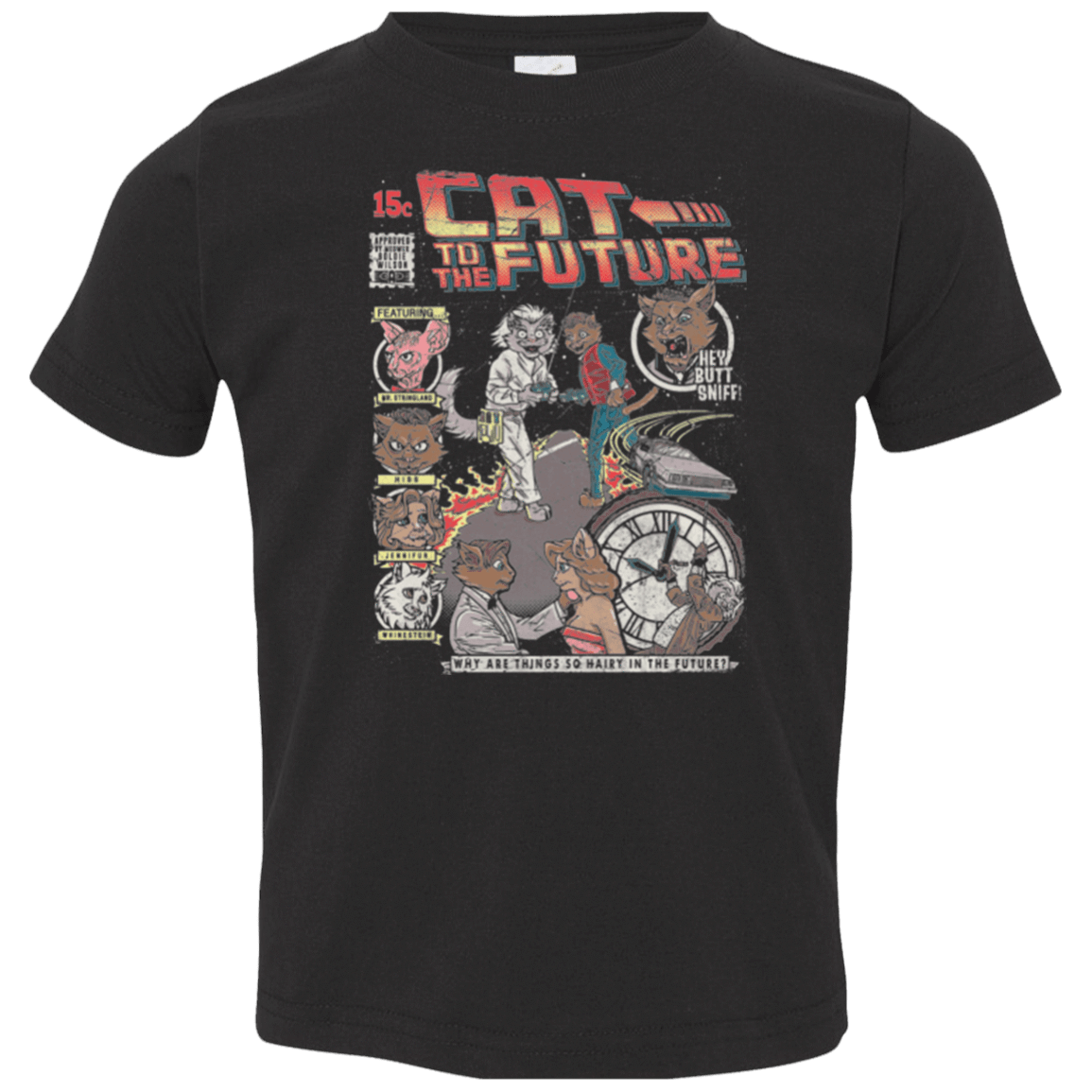 T-Shirts Black / 2T CAT TO THE FUTURE Toddler Premium T-Shirt