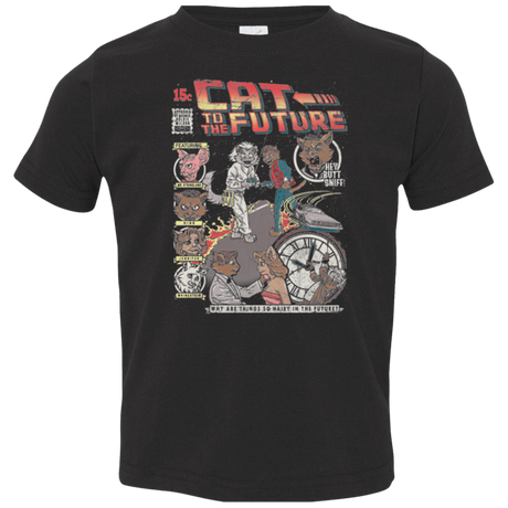 T-Shirts Black / 2T CAT TO THE FUTURE Toddler Premium T-Shirt