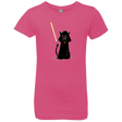 T-Shirts Hot Pink / YXS Cat Vader Girls Premium T-Shirt