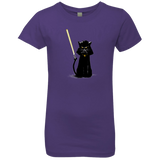 T-Shirts Purple Rush / YXS Cat Vader Girls Premium T-Shirt