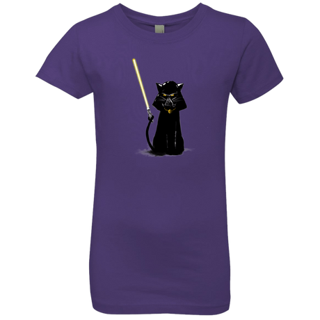 T-Shirts Purple Rush / YXS Cat Vader Girls Premium T-Shirt