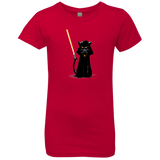 T-Shirts Red / YXS Cat Vader Girls Premium T-Shirt