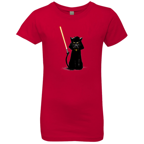 T-Shirts Red / YXS Cat Vader Girls Premium T-Shirt