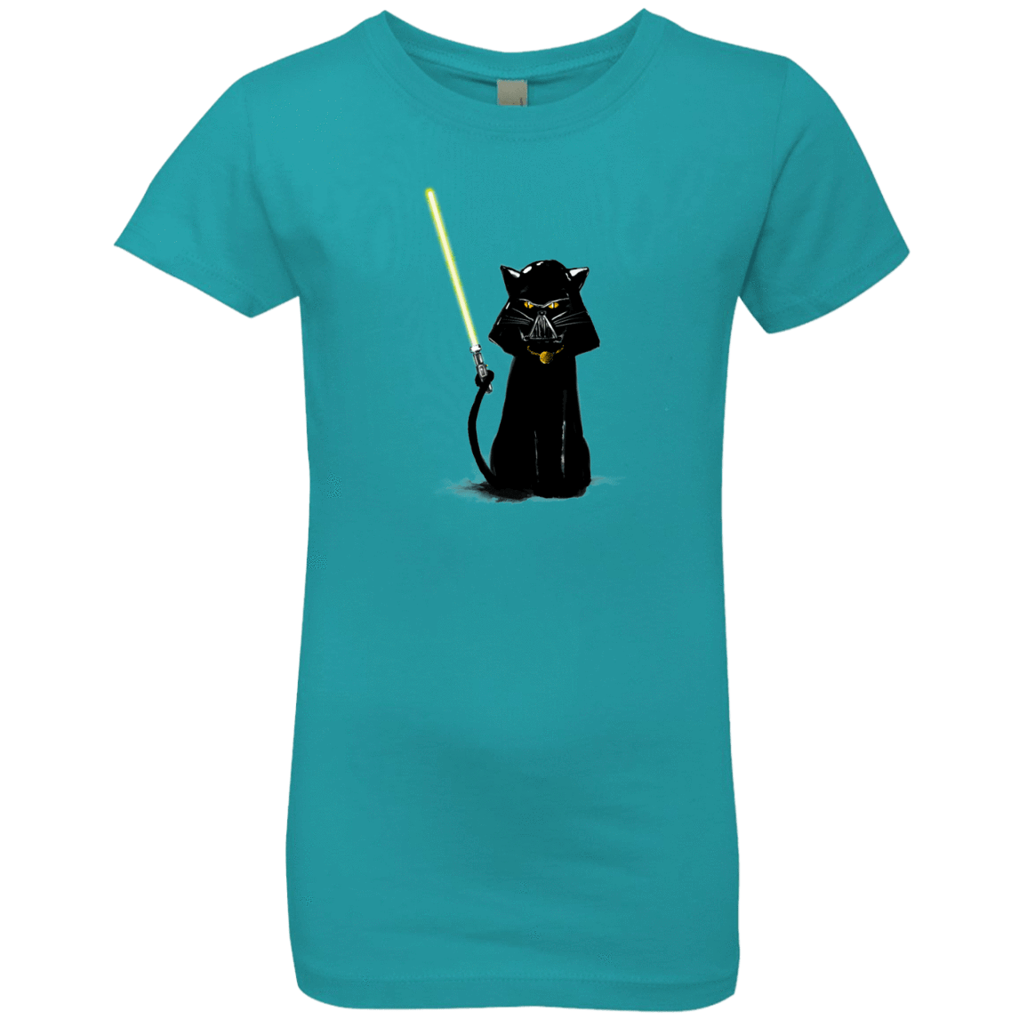 T-Shirts Tahiti Blue / YXS Cat Vader Girls Premium T-Shirt