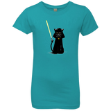 T-Shirts Tahiti Blue / YXS Cat Vader Girls Premium T-Shirt