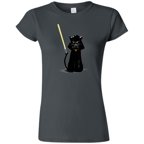 T-Shirts Charcoal / S Cat Vader Junior Slimmer-Fit T-Shirt