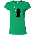 T-Shirts Irish Green / S Cat Vader Junior Slimmer-Fit T-Shirt