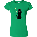 T-Shirts Irish Green / S Cat Vader Junior Slimmer-Fit T-Shirt