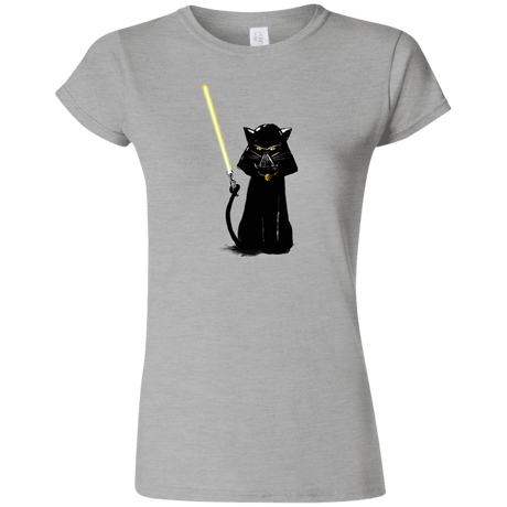 T-Shirts Sport Grey / S Cat Vader Junior Slimmer-Fit T-Shirt