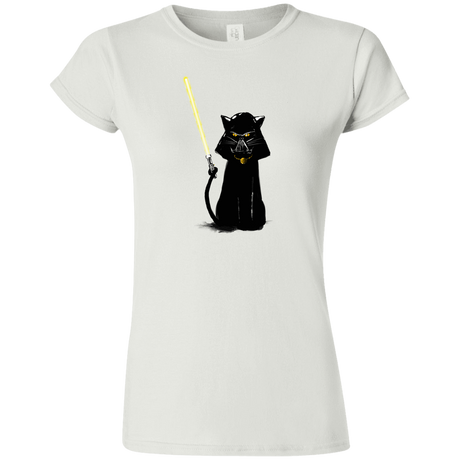T-Shirts White / S Cat Vader Junior Slimmer-Fit T-Shirt