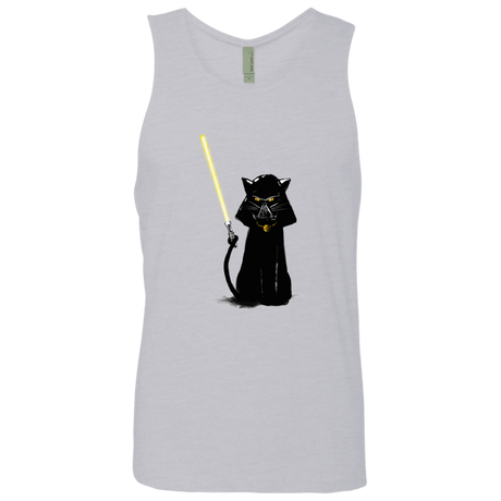 T-Shirts Heather Grey / S Cat Vader Men's Premium Tank Top