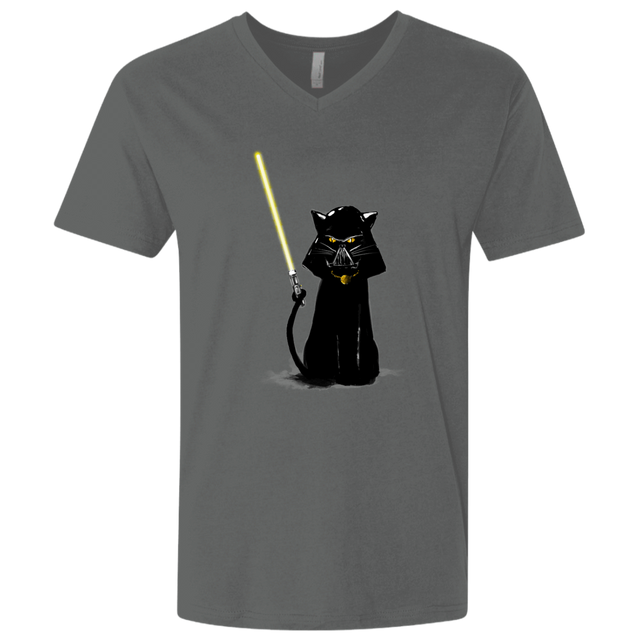 T-Shirts Heavy Metal / X-Small Cat Vader Men's Premium V-Neck
