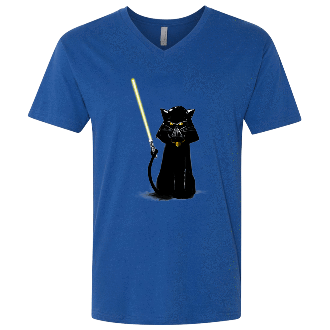T-Shirts Royal / X-Small Cat Vader Men's Premium V-Neck