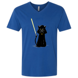 T-Shirts Royal / X-Small Cat Vader Men's Premium V-Neck