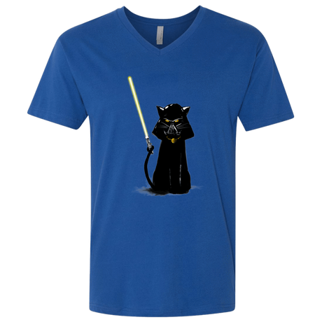 T-Shirts Royal / X-Small Cat Vader Men's Premium V-Neck