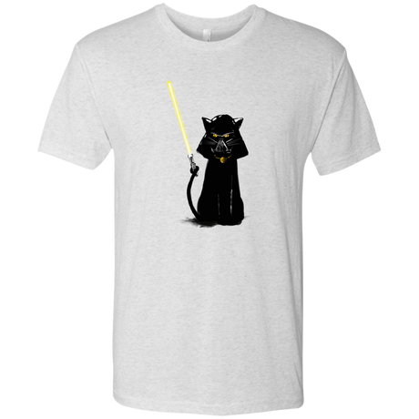 T-Shirts Heather White / S Cat Vader Men's Triblend T-Shirt