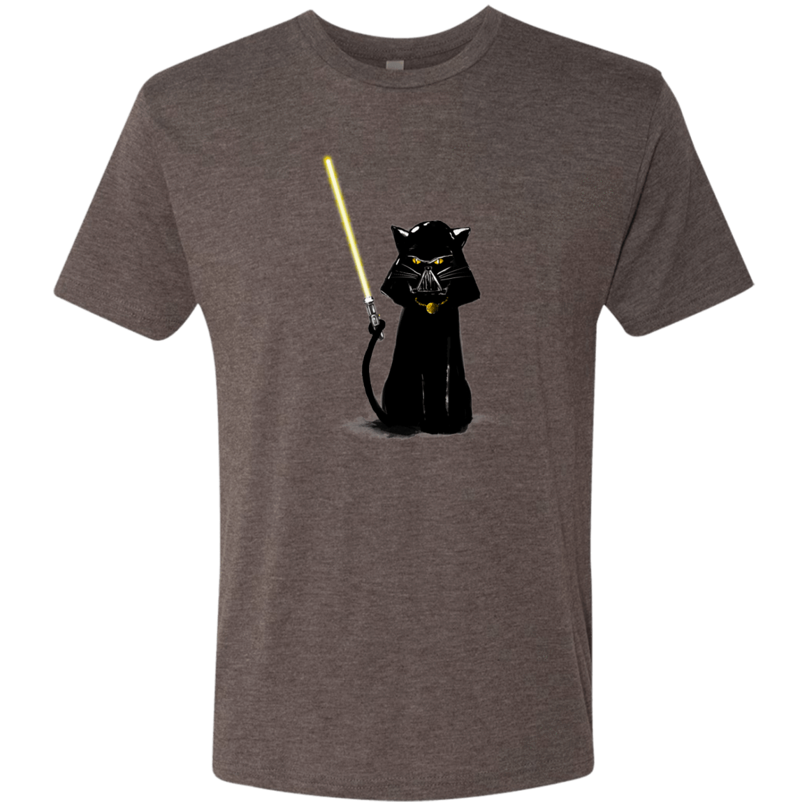 T-Shirts Macchiato / S Cat Vader Men's Triblend T-Shirt