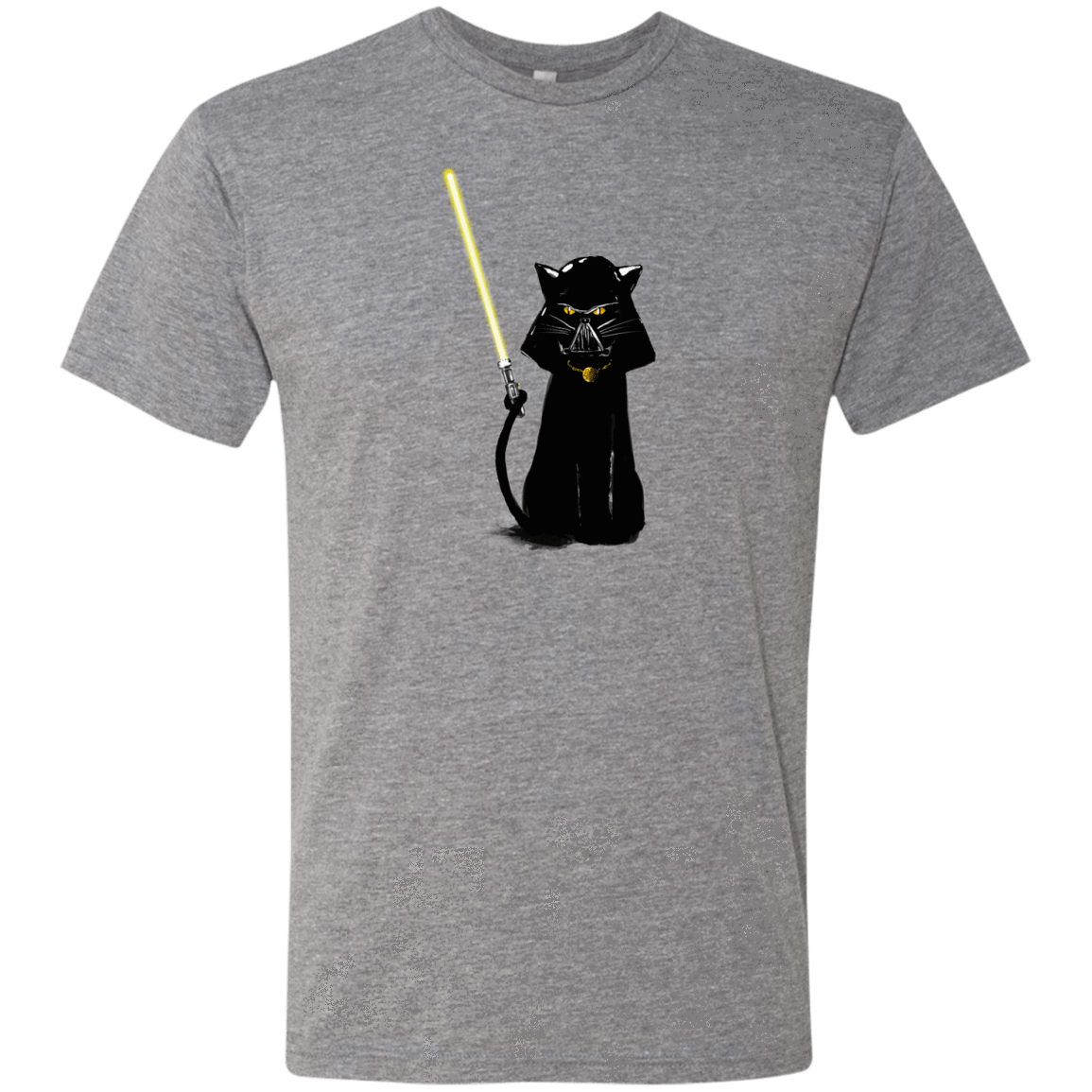 T-Shirts Premium Heather / S Cat Vader Men's Triblend T-Shirt