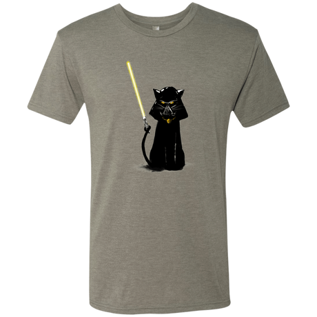 T-Shirts Venetian Grey / S Cat Vader Men's Triblend T-Shirt