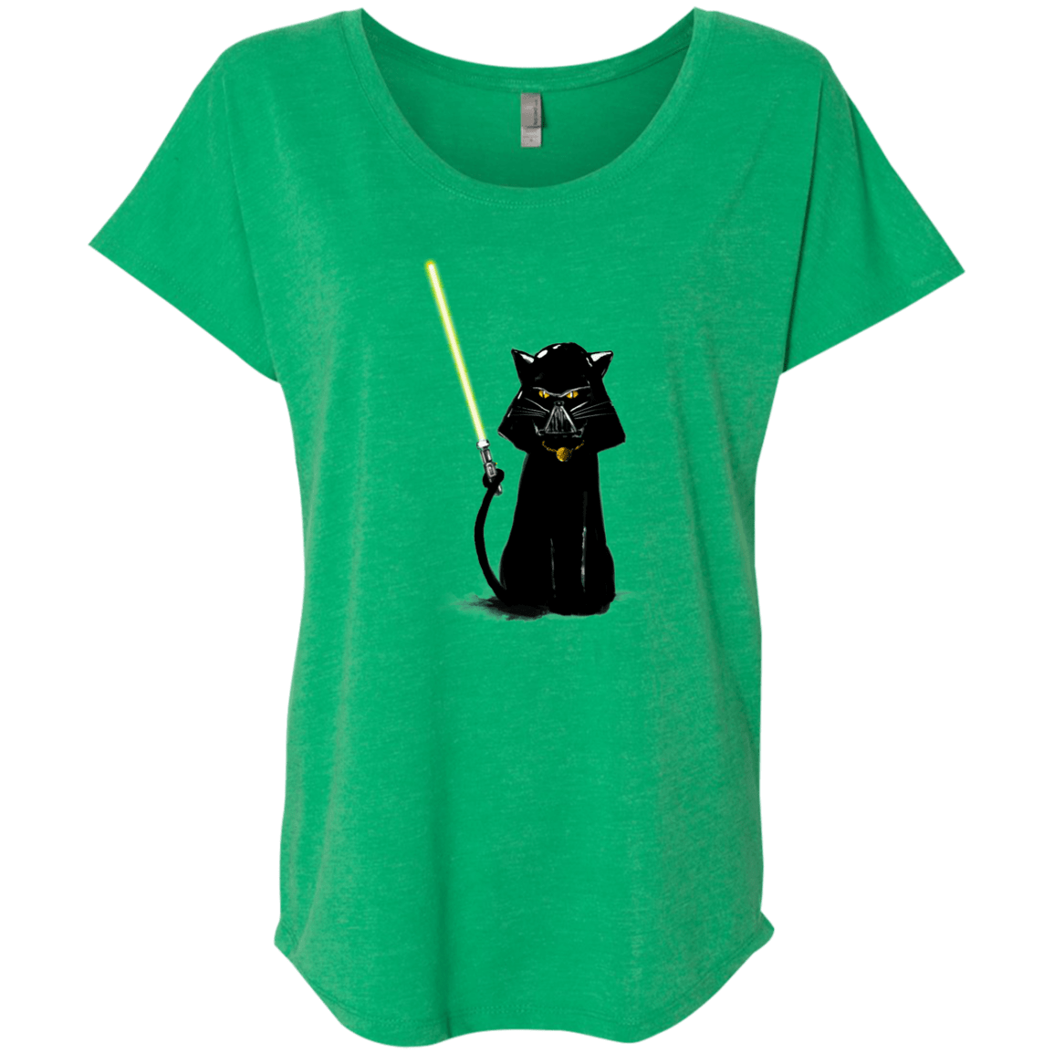 Cat Vader Triblend Dolman Sleeve