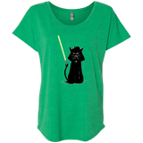 Cat Vader Triblend Dolman Sleeve